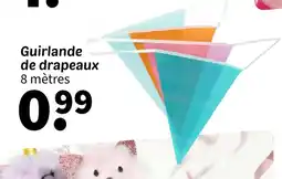 Wibra Guirlande de drapeaux 8 mètres offre