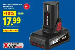 Lidl Parkside performance batterie 12 v offre