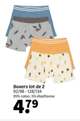 Wibra Boxers lot de 2 offre