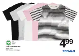 Zeeman Tee-shirt femme offre