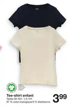 Zeeman Tee-shirt enfant offre