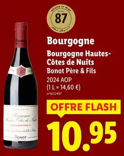 Lidl Bourgogne hautes- côtes de nuits offre