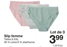 Zeeman Slip femme offre