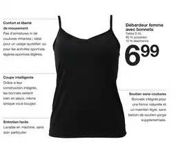 Zeeman Débardeur femme avec bonnets offre