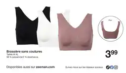 Zeeman Brassière sans coutures offre