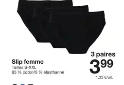 Zeeman Slip femme offre