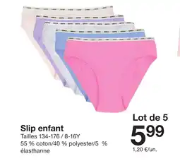 Zeeman Slip enfant offre
