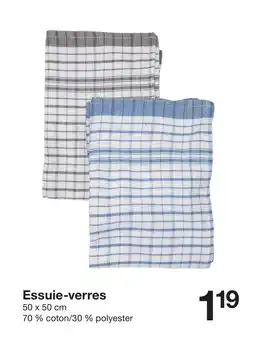 Zeeman Essuie-verres offre