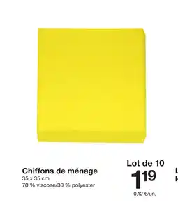 Zeeman Chiffons de ménage offre