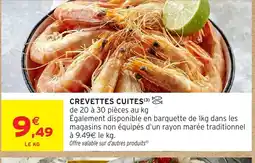 Intermarché Hyper Crevettes cuites offre