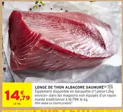 Intermarché Hyper Longe de thon albacore saumuré offre