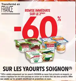 Intermarché Hyper SOIGNON Sur les yaourts offre