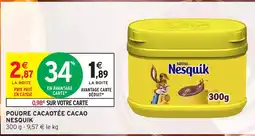 Intermarché Hyper NESQUIK Poudre cacaotée cacao offre