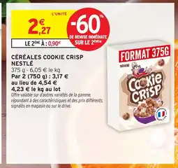 Intermarché Hyper Céréales cookie crisp nestlé offre