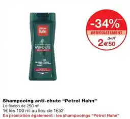Monoprix Shampooing anti-chute petrol hahn offre
