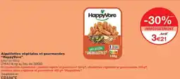 Monoprix Aiguillettes végétales et gourmandes happyvore -30% offre