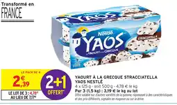 Intermarché Hyper Yaourt à la grecque stracciatella yaos nestlé offre