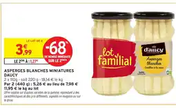 Intermarché Hyper D'AUCY Asperges blanches miniatures offre
