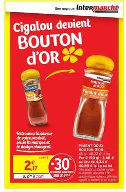 Intermarché Hyper BOUTON D'OR Piment doux offre