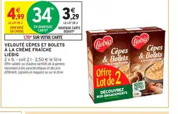 Intermarché Hyper LIEBIG Velouté cèpes et bolets à la crème fraîche offre
