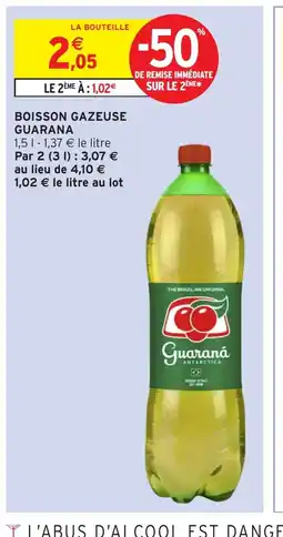 Intermarché Hyper GUARANA Boisson gazeuse offre