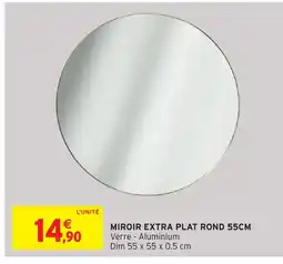 Intermarché Hyper Miroir extra plat rond offre