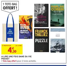 Intermarché Hyper A lire une fois dans sa vie pocket offre