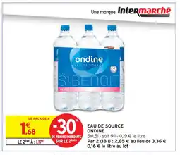 Intermarché Contact ONDINE Eau de source offre
