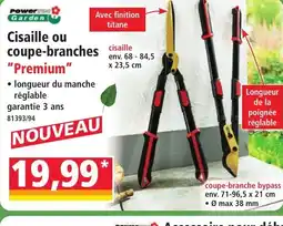 Norma POWER GARDEN Cisaille ou coupe-branches cisaille offre