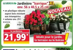 Norma GIARDESSA Jardinière barrique XL offre