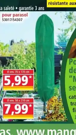 Norma Pour parasol offre