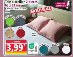 Norma Taie d'oreiller, 2 pièces offre