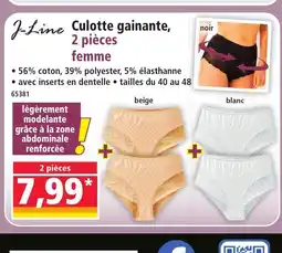 Norma J-LINE Culotte gainante 2 pièces femme offre