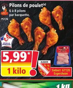 Norma Pilons de poulet offre