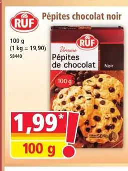 Norma RUF Pépites chocolat noir offre