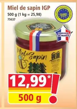 Norma Miel de sapin IGP offre