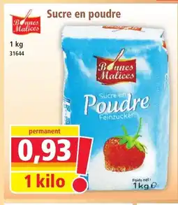 Norma BONNES MALICES Sucre en poudre offre