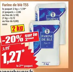 Norma Farine de blé T55 offre