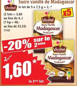Norma VAHINÉ Sucre vanillé de Madagascar offre