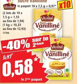 Norma VAHINÉ Sucre vanilliné offre
