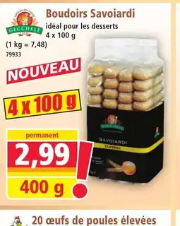 Norma GECCHELE Boudoirs Savoiardi offre