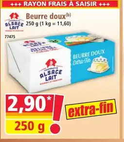 Norma ALSACE LAIT Beurre doux offre