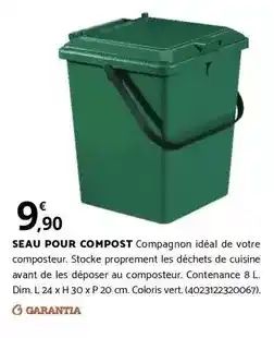 Bricomarché Dim - seau pour compost offre