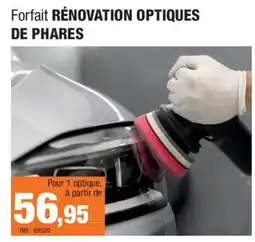 Autobacs Rénovation optiques de phares offre