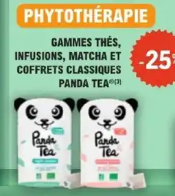 E.Leclerc Parapharmacie Gammes thés infusions matcha et coffrets classiques panda tea offre