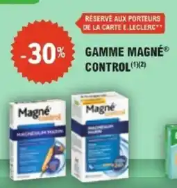 E.Leclerc Parapharmacie Gamme magné control offre
