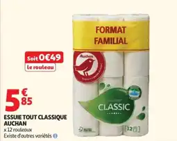 Auchan Essuie tout classique auchan offre