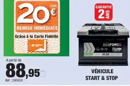 Autobacs Véhicule start & stop offre