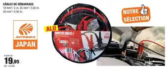Autobacs Câbles de démarrage offre