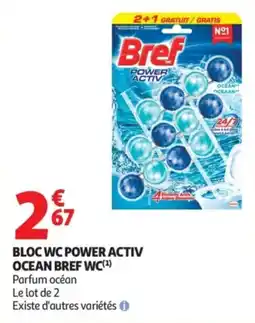 Auchan Bloc wc power activ ocean bref wc offre